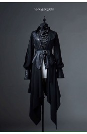 Lilith House Wyrm Breath Slim Jacket with Side Veils(Reservation/Full Payment Without Shipping)